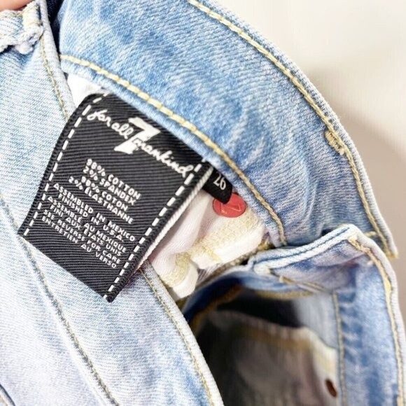 7 FOR ALL MANKIND Bermuda High Waist Shorts  - Picture 9 of 9